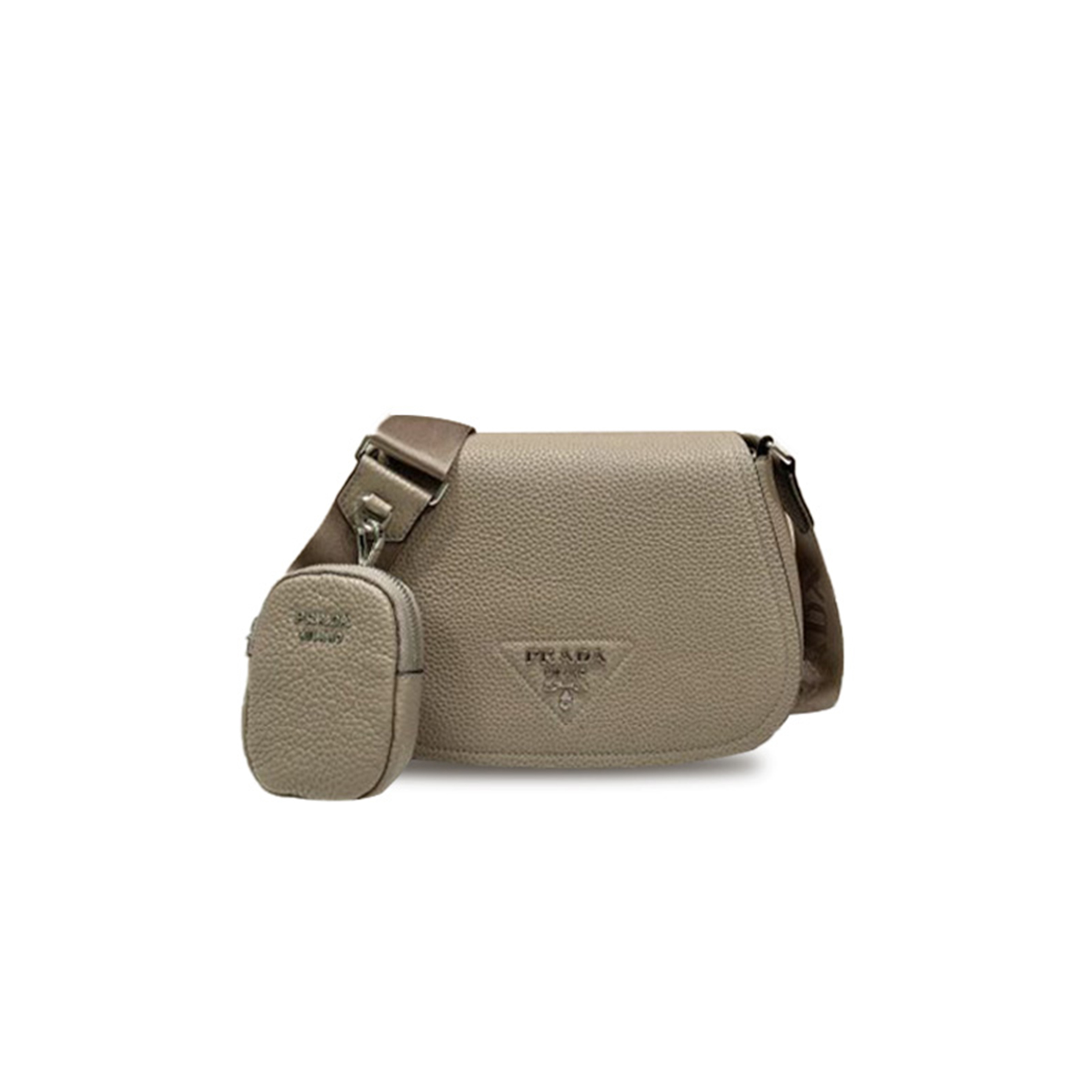 PRADA RE-EDITION FLAP SHOULDER BAG VITELLO DAINO 1BD293 (24*17*9.5cm) 